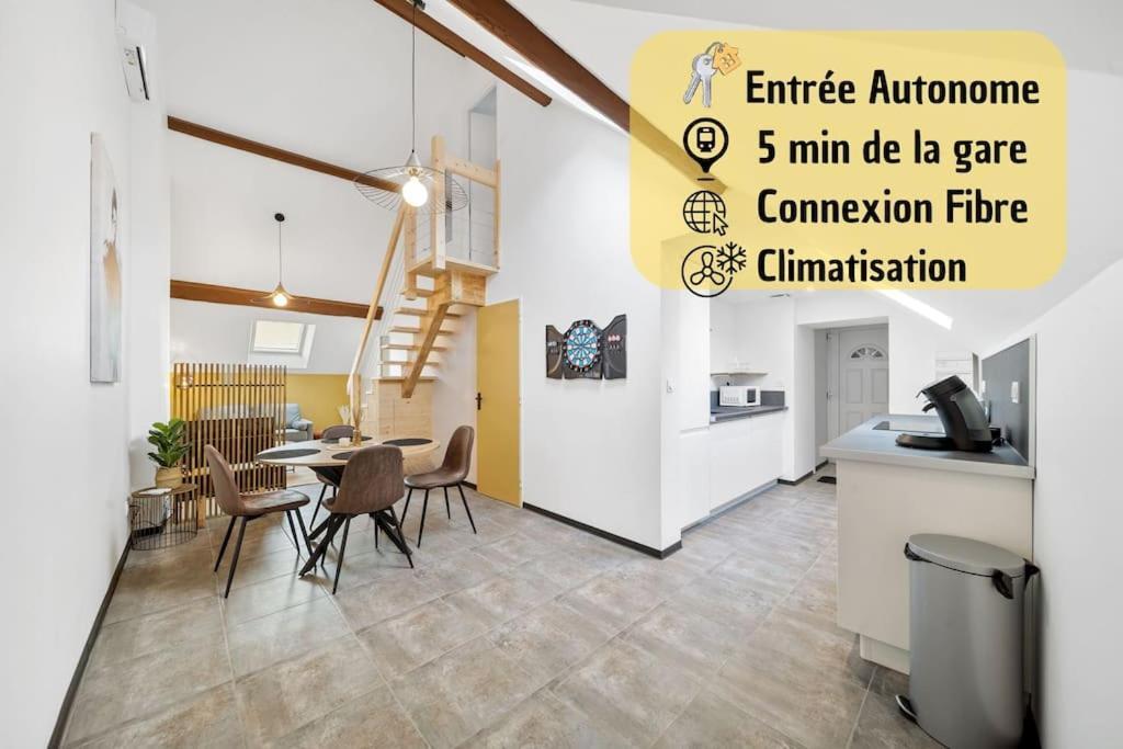 Le Duplex Moutarde Appartement Chalon-sur-Saône Buitenkant foto